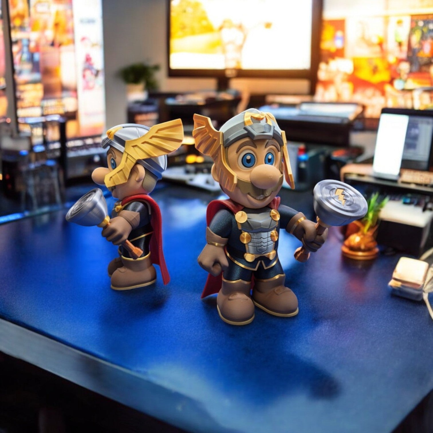 Thorio 3D Printed Model - Super Mario Game Collectible Figurine image 2