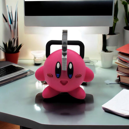 Pochita Kirby 3D Printed Model - Kirby Game Collectible Figurine fan art desk pet image 1