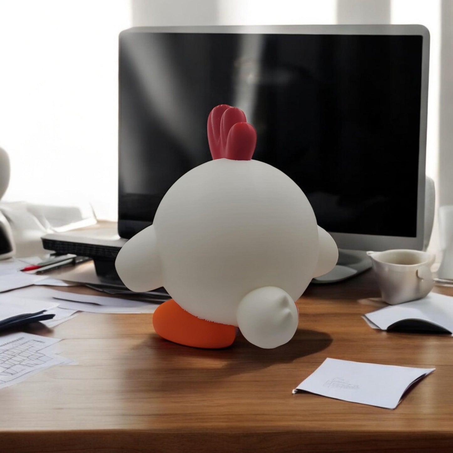 Kirby Chikipi 3D Printed Model - Palworld Game Collectible Figurine fan art desk pet image 4