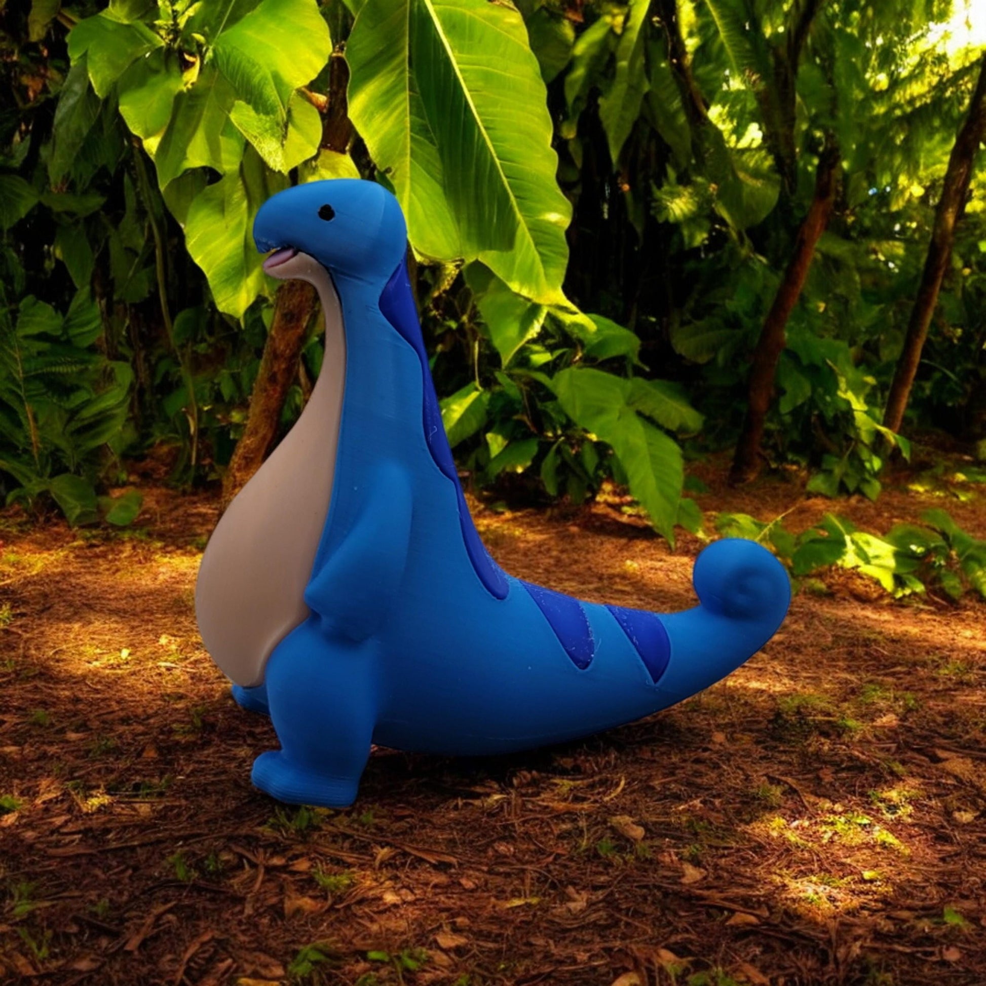 Relaxaurus 3D Printed Model - Palworld Game Collectible Figurine fan art desk pet image 4