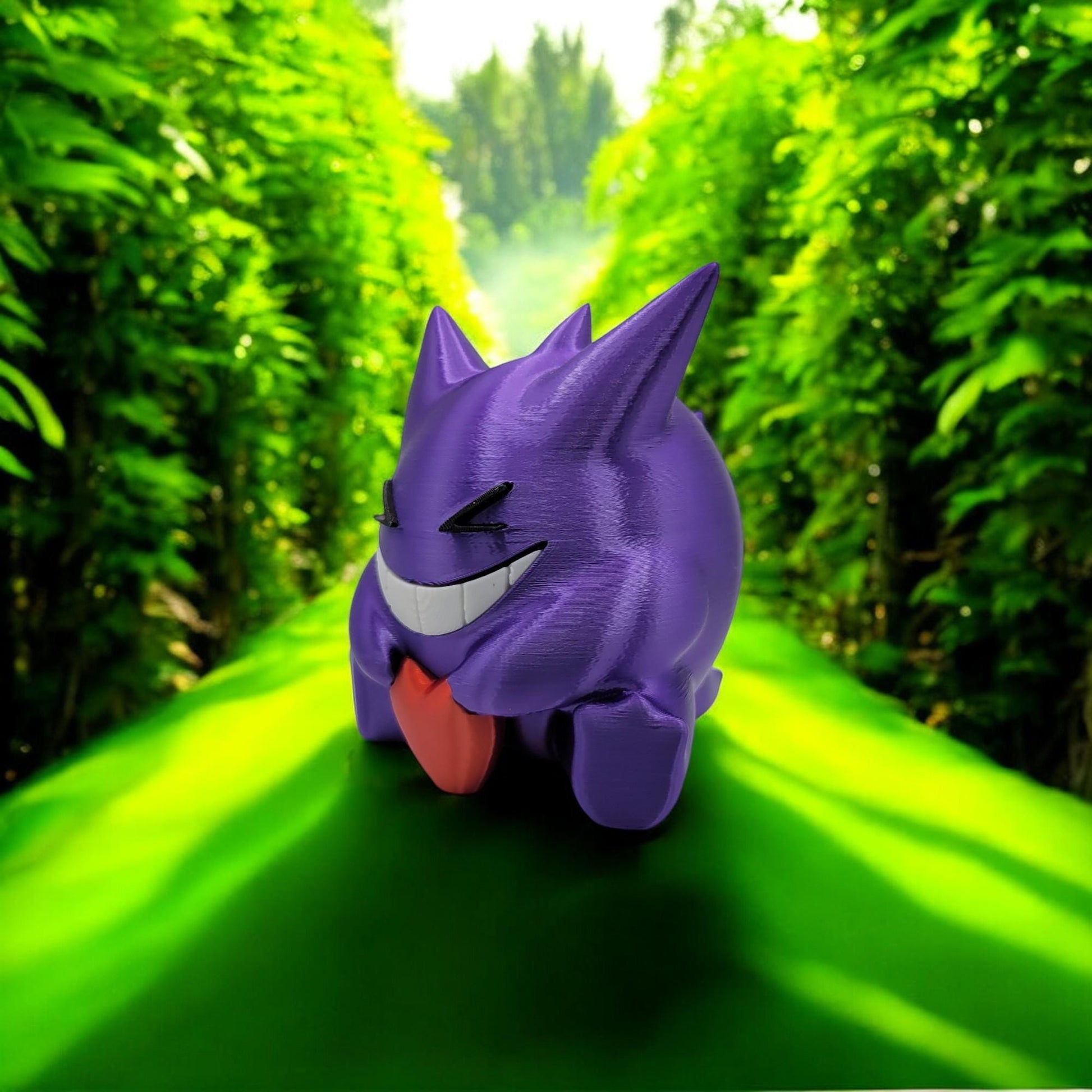Heartful Gengar 3D Printed Model - Pokemon Game Collectible Figurine fan art desk pet image 7