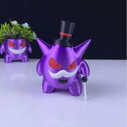 Mr Gengar 3D Printed Model - Pokemon Game Collectible Figurine fan art desk pet image 0