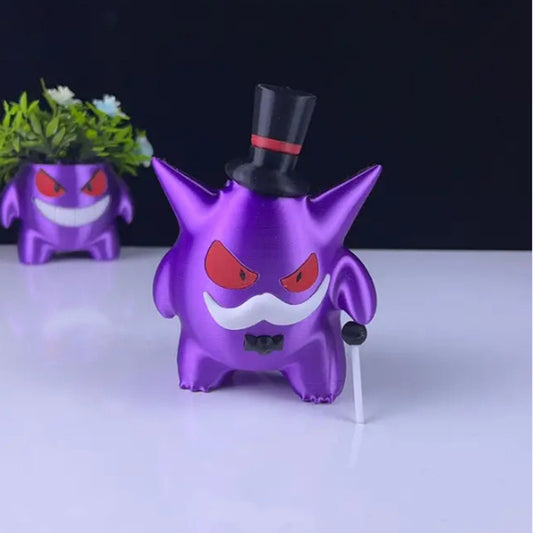 Mr Gengar 3D Printed Model - Pokemon Game Collectible Figurine fan art desk pet image 0