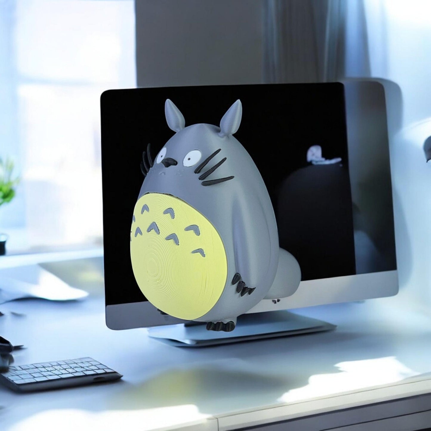 Totoro 3D Printed Model - Other Game Collectible Figurine fan art desk pet image 1