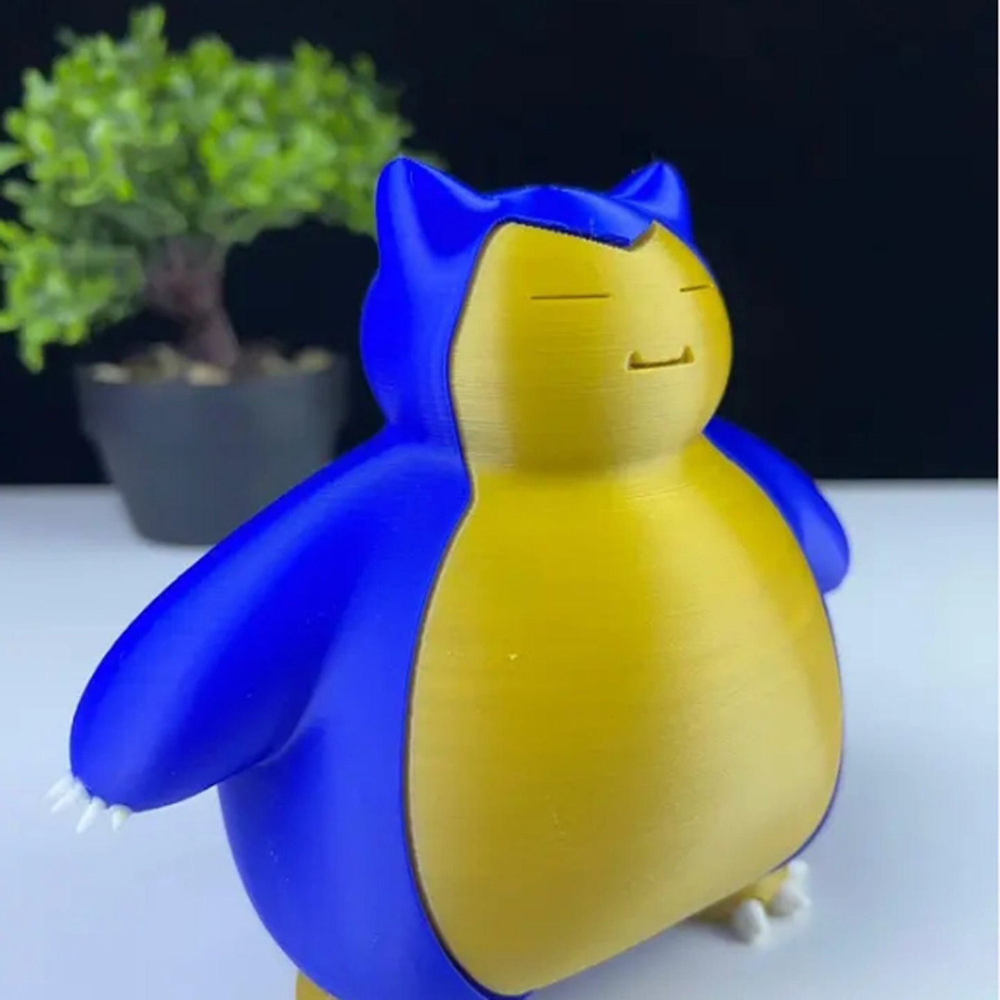 Snorlax 3D Printed Model - Pokemon Game Collectible Figurine fan art desk pet image 1