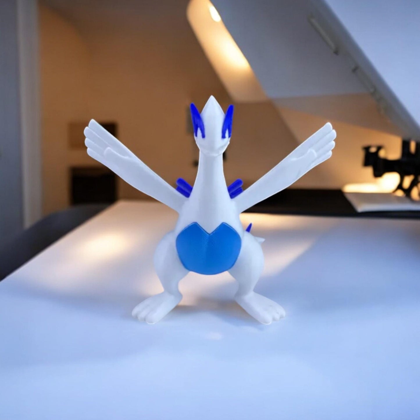 Lugia 3D Printed Model - Pokemon Game Collectible Figurine fan art desk pet image 0