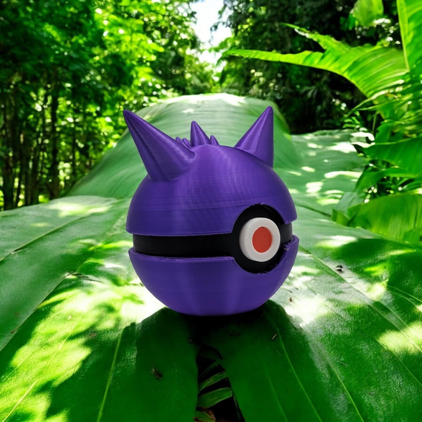 Gengar Pokeball 3D Printed Model - Pokeball Game Collectible Figurine fan art desk pet image 2