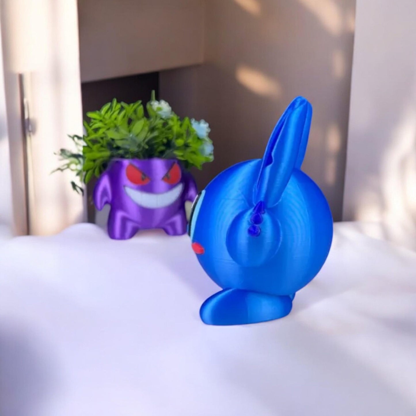 Stitch Kirby 3D Printed Model - Kirby Game Collectible Figurine fan art desk pet image 2