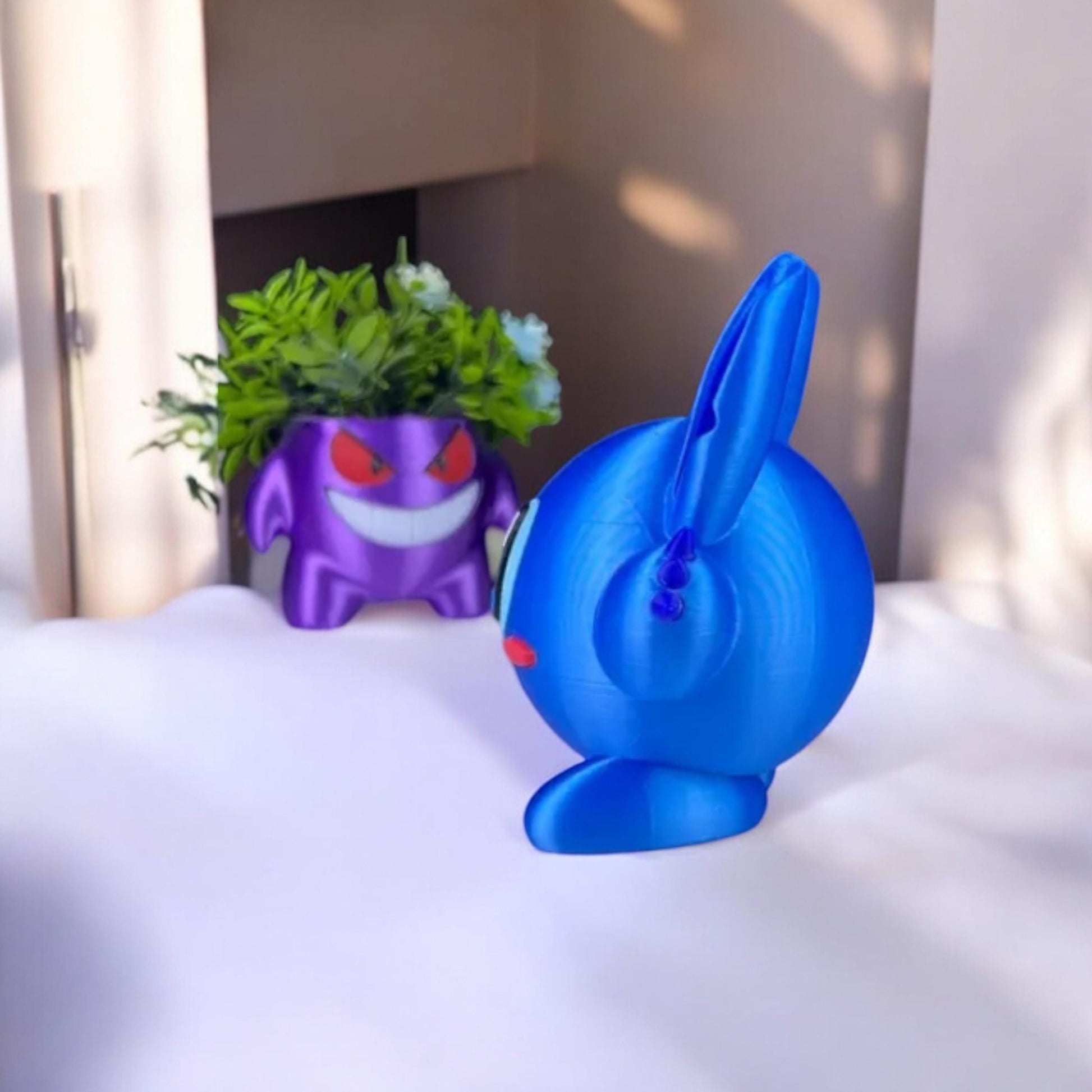 Stitch Kirby 3D Printed Model - Kirby Game Collectible Figurine fan art desk pet image 2