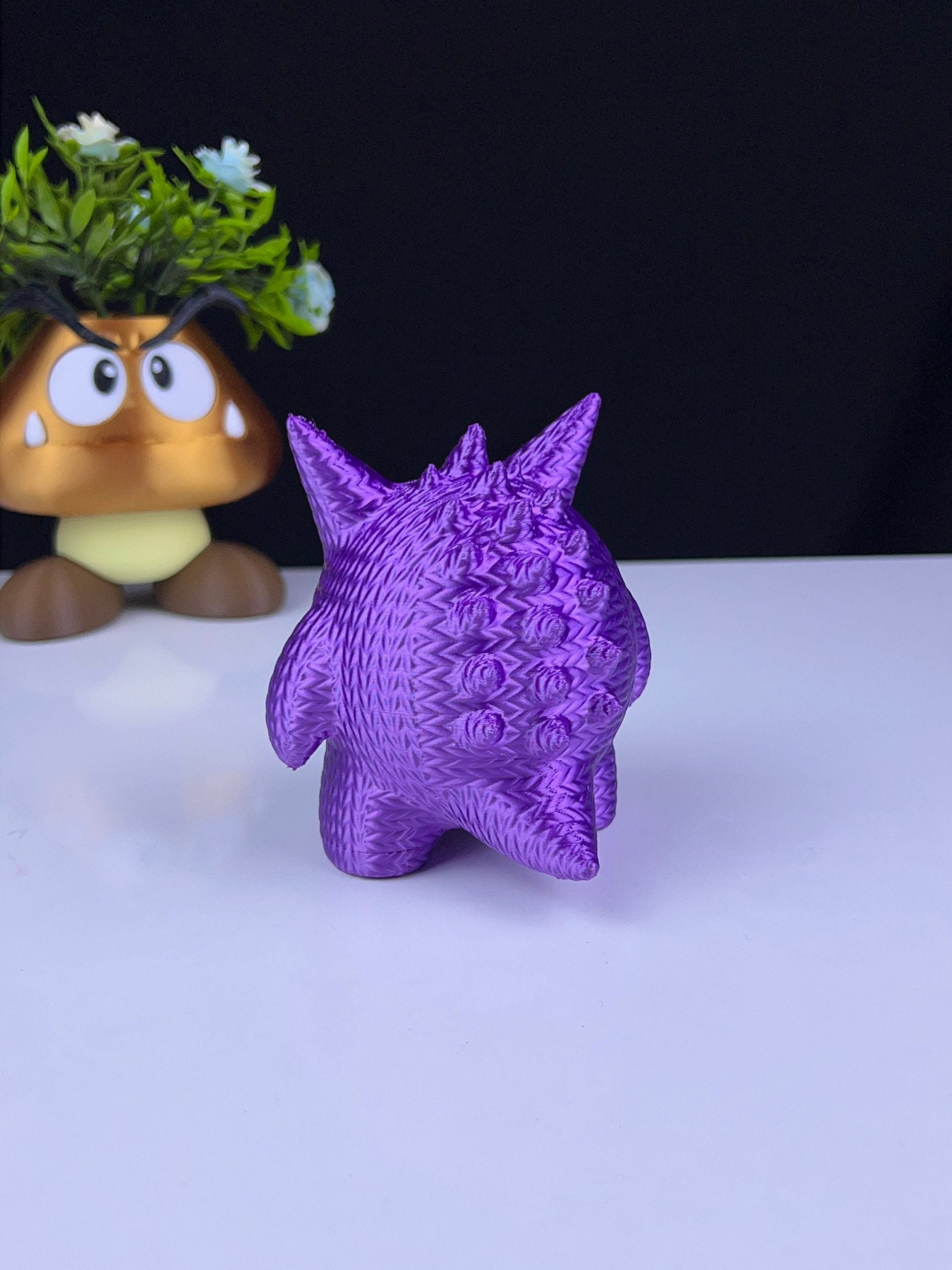 Gengar Crochet 3D Printed Model - Pokemon Game Collectible Figurine fan art desk pet image 2