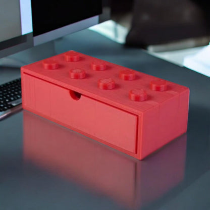Lego Locker Block 3D Printed Model - Container Game Collectible Figurine fan art desk pet image 1