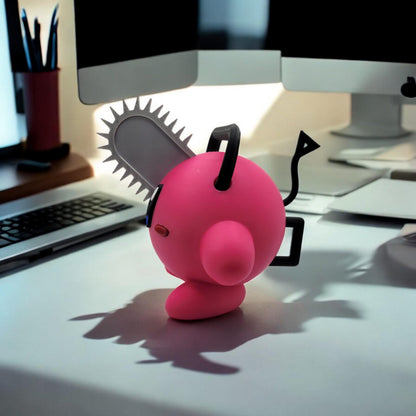 Pochita Kirby 3D Printed Model - Kirby Game Collectible Figurine fan art desk pet image 6