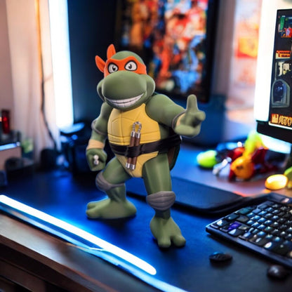 Michelangelo TMNT 3D Print - Teenage Mutant Ninja Turtles Figure image 0