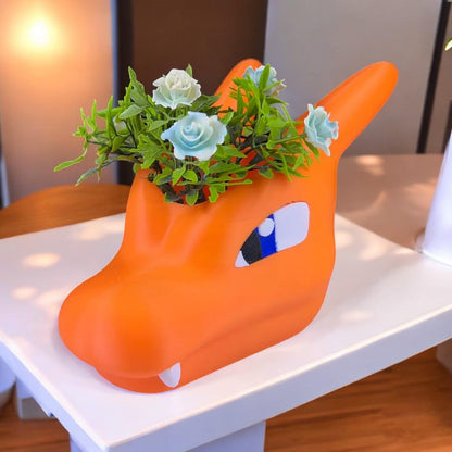 Charizard Vase 3D Printed Model - Pokemon Game Collectible Figurine fan art desk pet image 0