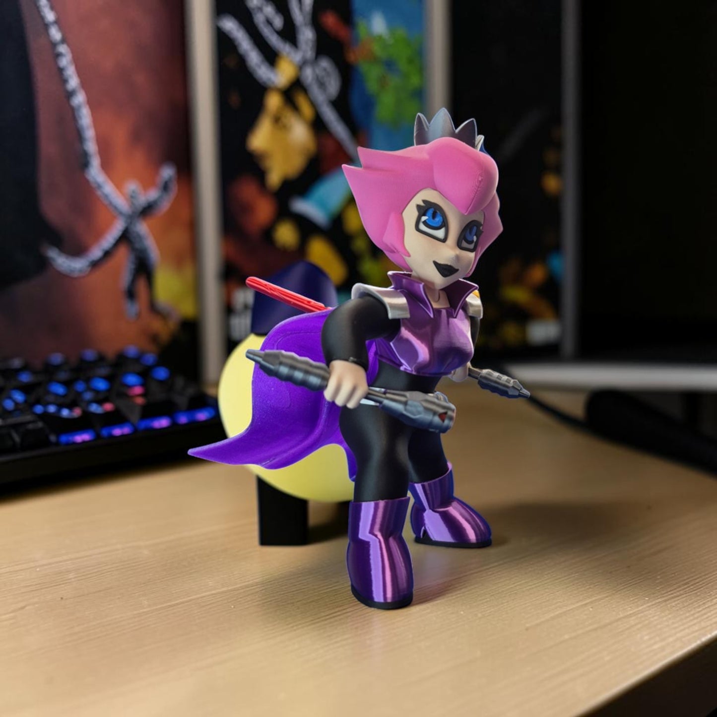 Peach Imperial Galactic Fan Art - 3D Printed Desk Pet image 5