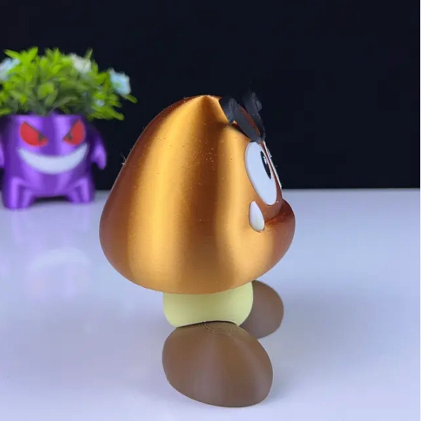 Goomba 3D Printed Model - Super Mario Bros Game Collectible Figurine fan art desk pet image 3