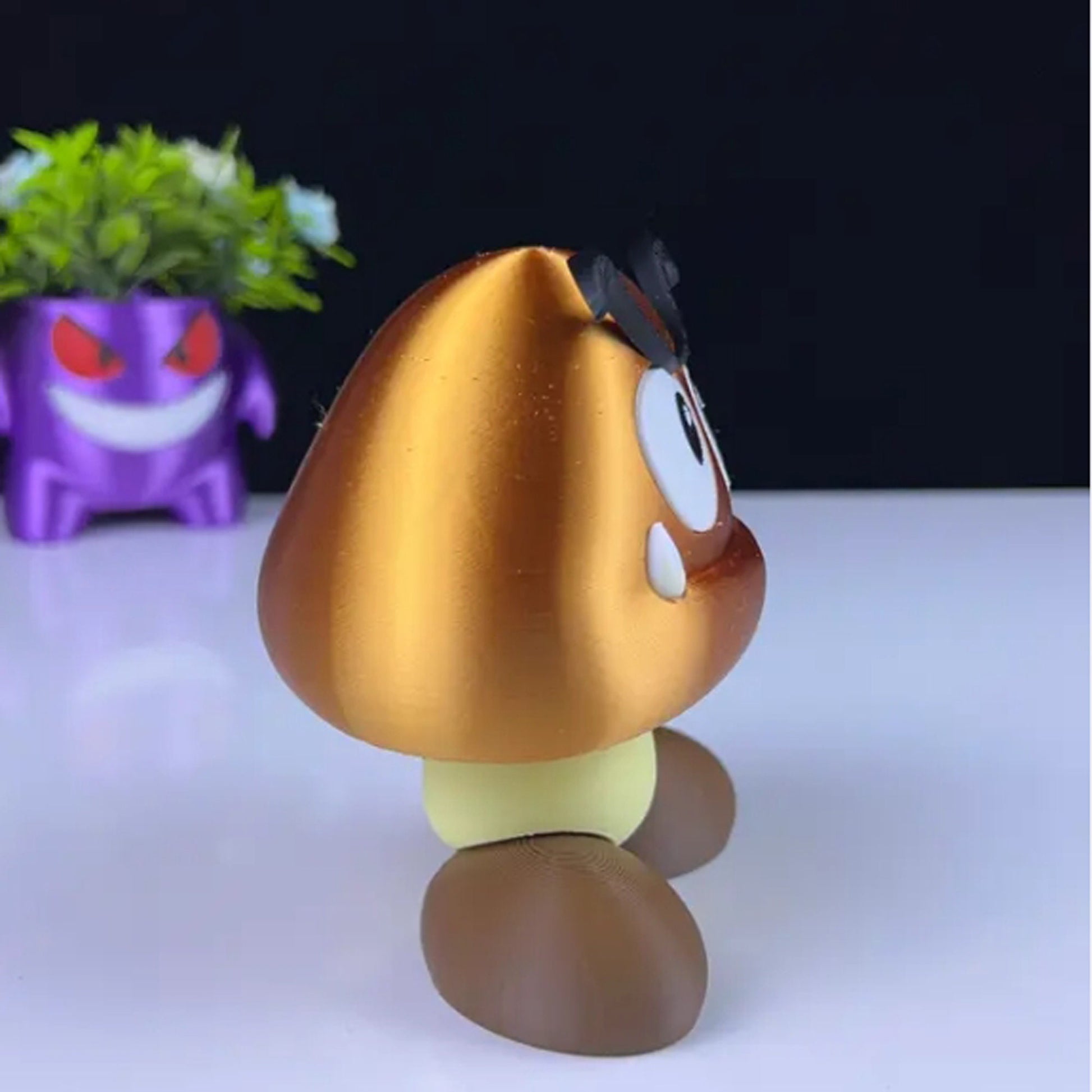 Goomba 3D Printed Model - Super Mario Bros Game Collectible Figurine fan art desk pet image 3