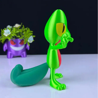 Treecko 3D Printed Model - Pokemon Game Collectible Figurine fan art desk pet image 3