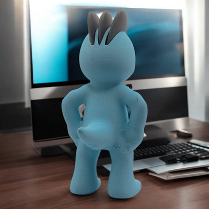 Machop 3D Printed Model - Pokemon Game Collectible Figurine fan art desk pet image 3
