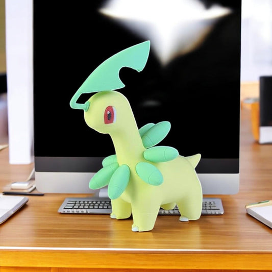 Bayleef 3D Printed Model - Pokemon Game Collectible Figurine fan art desk pet image 0