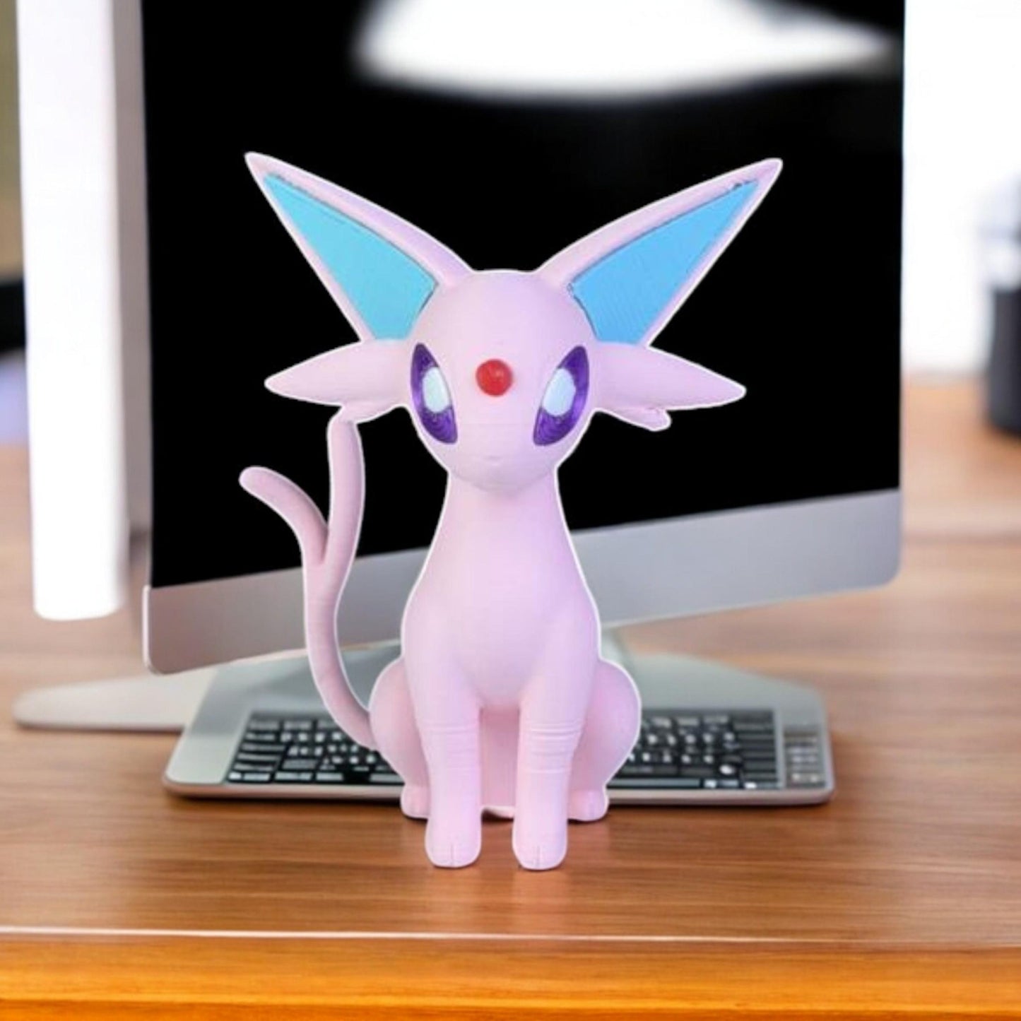 Espeon 3D Printed Model - Pokemon Game Collectible Figurine fan art desk pet image 0