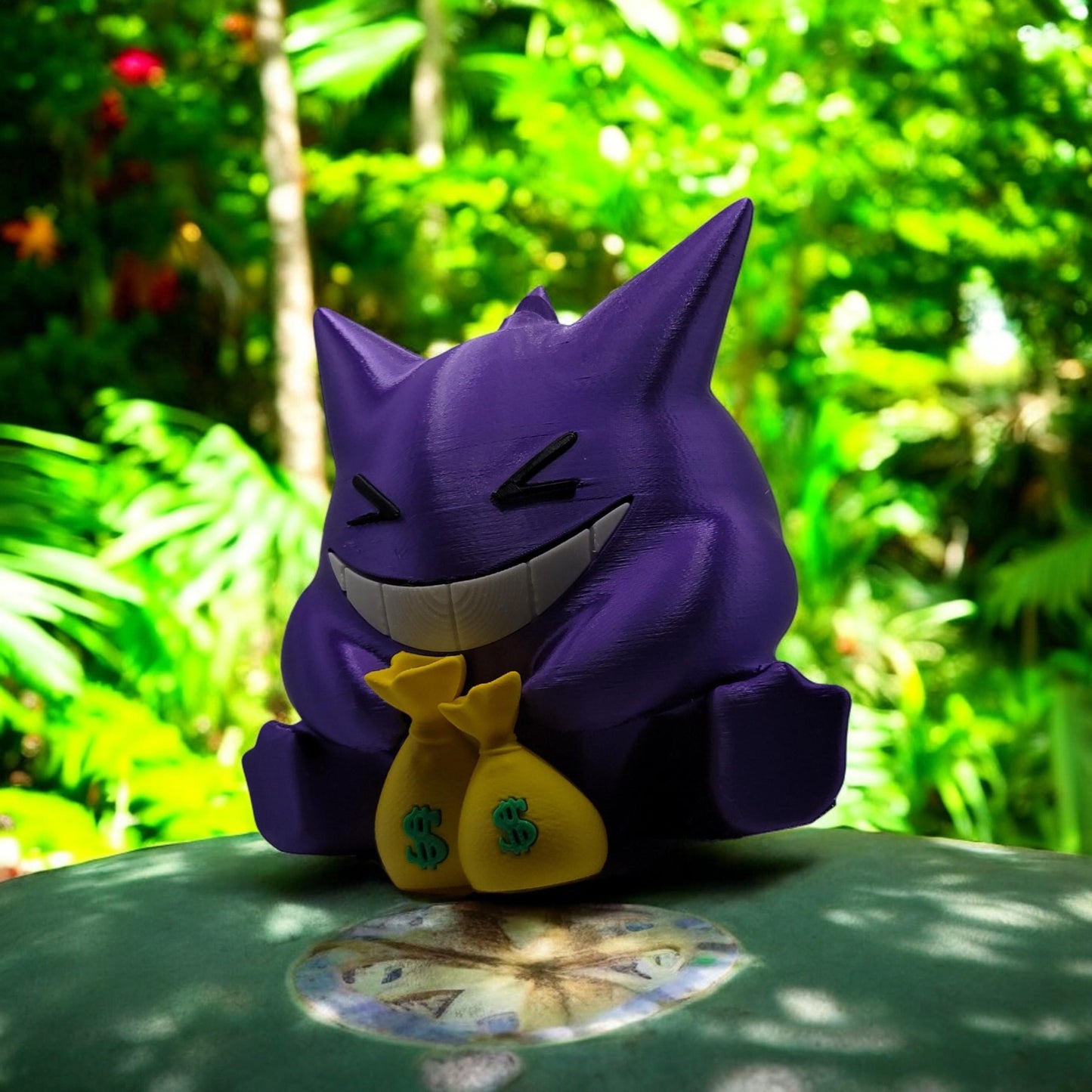 Gengar piggy bank 3D Printed Model - Pokemon Game Collectible Figurine fan art desk pet image 7