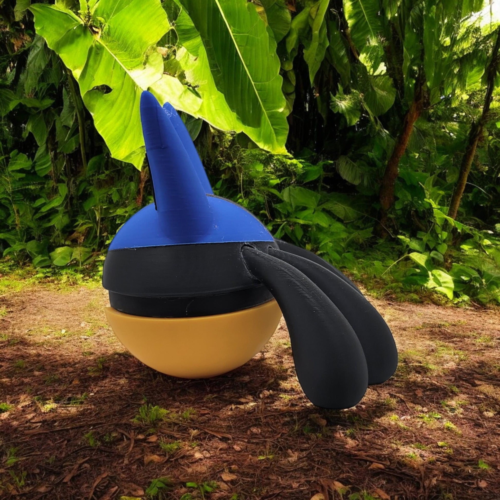 Lucario Pokeball 3D Printed Model - Poke Balls Game Collectible Figurine fan art desk pet image 3