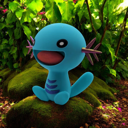 Happy Wooper 3D Printed Model - Pokemon Game Collectible Figurine fan art desk pet image 4
