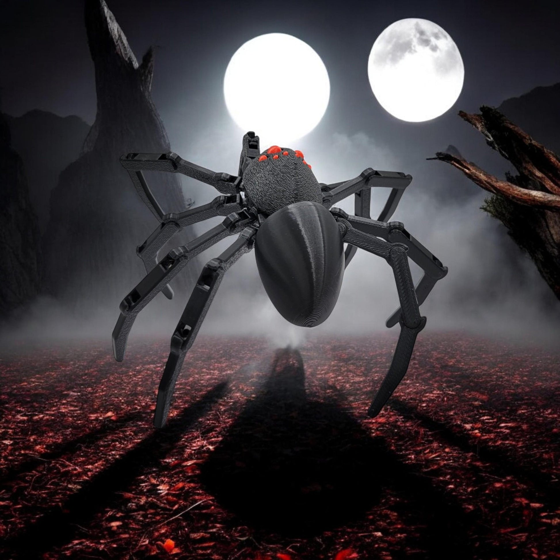 Articulated Spider 3D Printed Model - Halloween Game Collectible Figurine fan art desk pet image 4