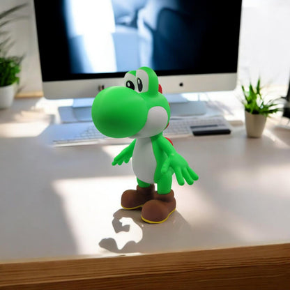 Yoshi 3D Printed Model - Super Mario Game Collectible Figurine fan art desk pet image 5