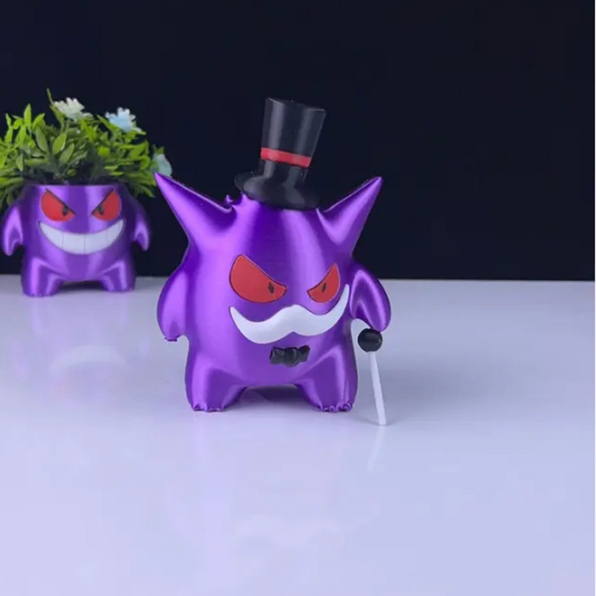 Mr Gengar 3D Printed Model - Pokemon Game Collectible Figurine fan art desk pet image 6