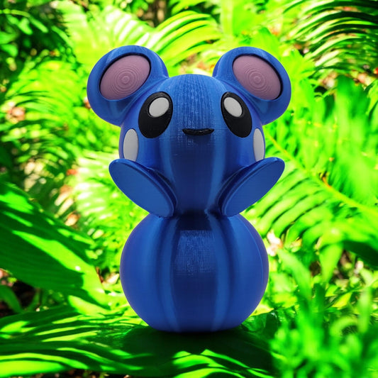Azurill 3D Printed Model - Pokemon Game Collectible Figurine fan art desk pet image 1