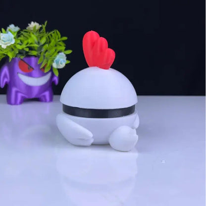 Chikipi Pokeball 3D Printed Model - Palworld Game Collectible Figurine fan art desk pet image 6
