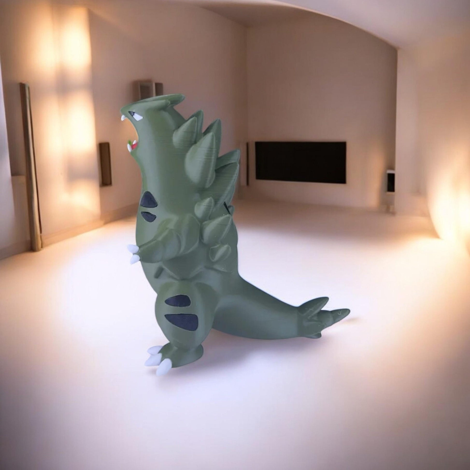 Tyranitar 3D Printed Model - Pokemon Game Collectible Figurine fan art desk pet image 3