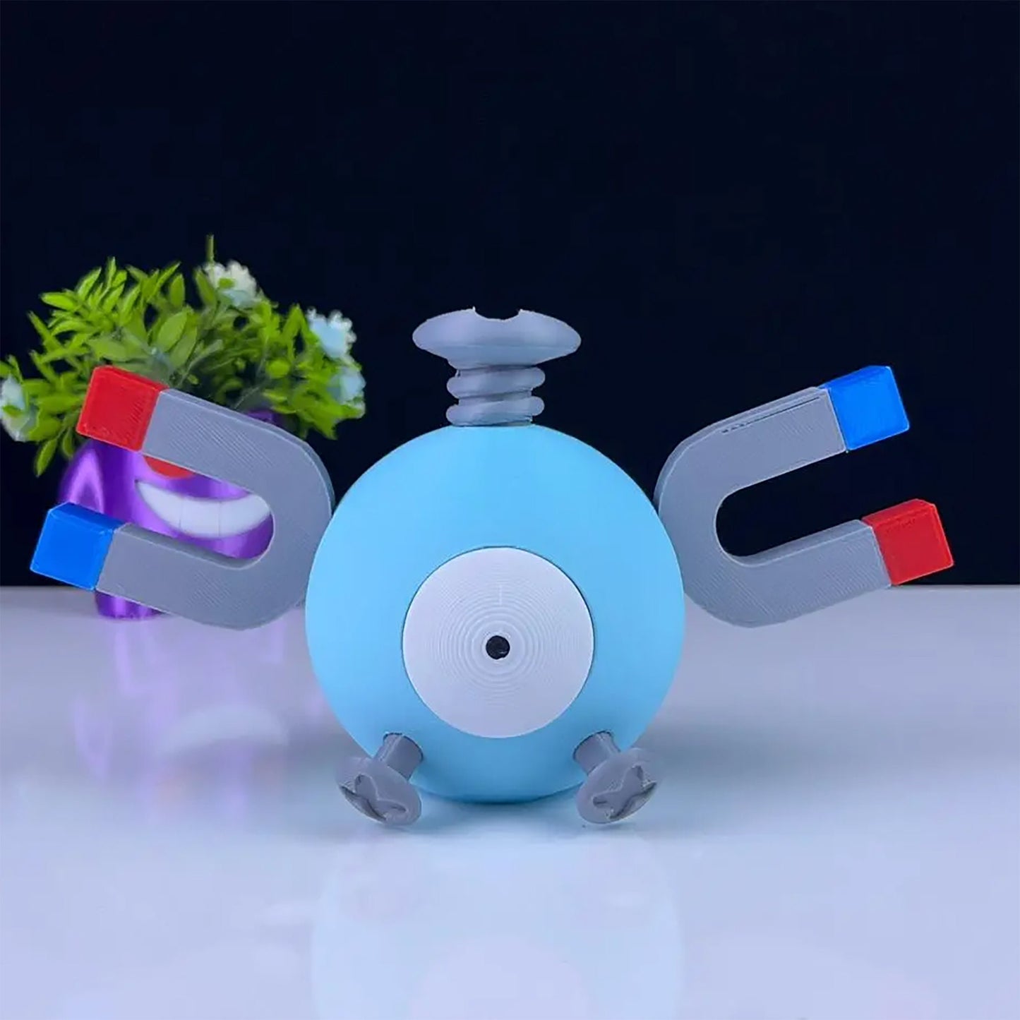 Magnemite 3D Printed Model - Pokemon Game Collectible Figurine fan art desk pet image 4