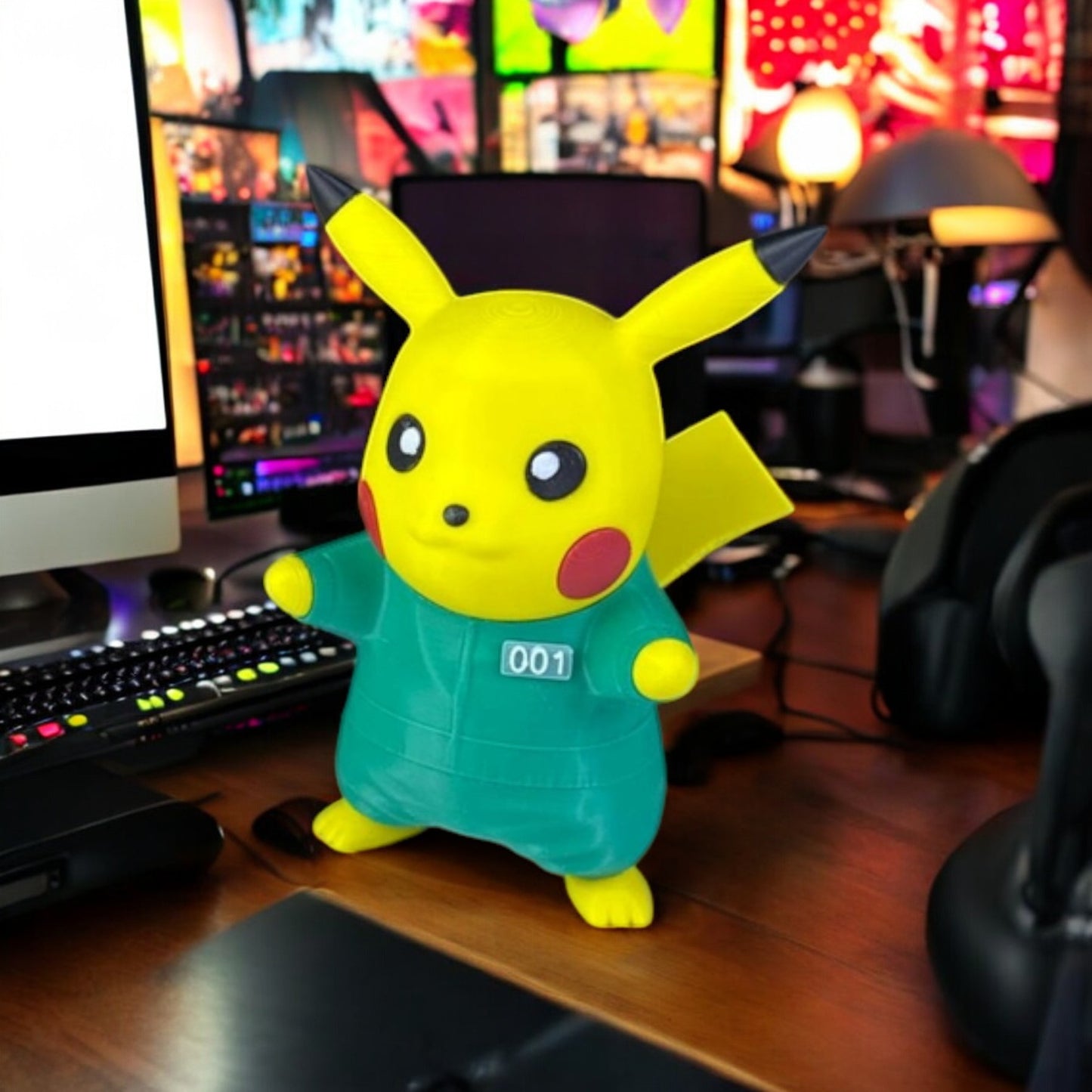 PikaPlayer 0013D Printed Model - Squid games Game Collectible Figurine fan art desk pet image 4