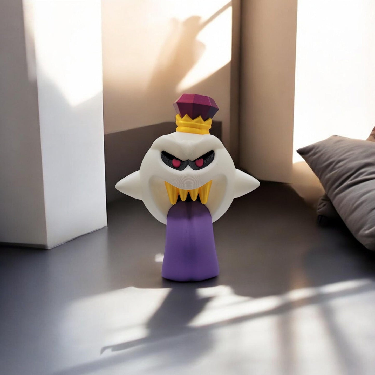 King Boo 3D Printed Model - Super Mario Game Collectible Figurine fan art desk pet image 0