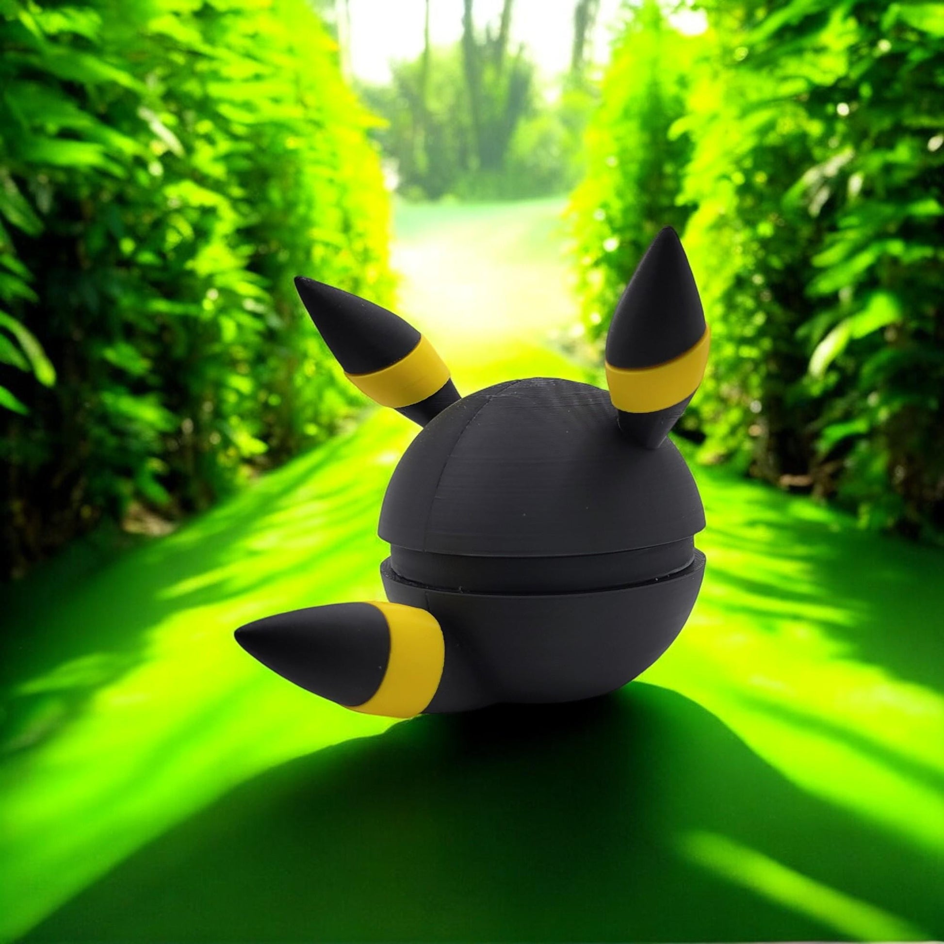 Umbreon Pokeball 3D Printed Model - Pokemon Game Collectible Figurine fan art desk pet image 2