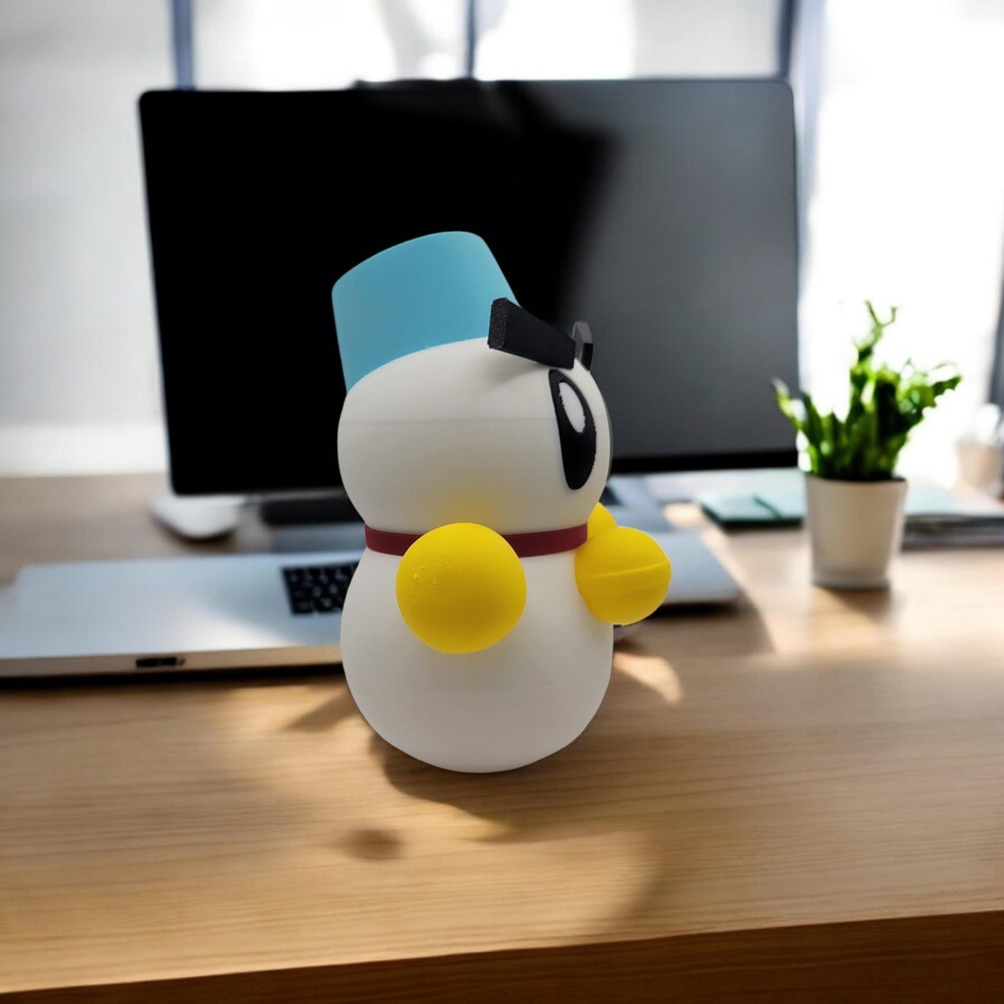 Chilly 3D Printed Model - Kirby Game Collectible Figurine fan art desk pet image 2