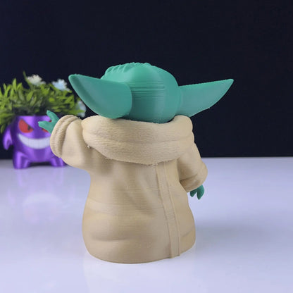 Baby Yoda 3D Printed Model - Mandalorean Game Collectible Figurine fan art desk pet image 3