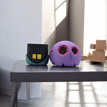 Rotten Mushrooms Container 3D Printed Model - Houseware Game Collectible Figurine fan art desk pet image 6