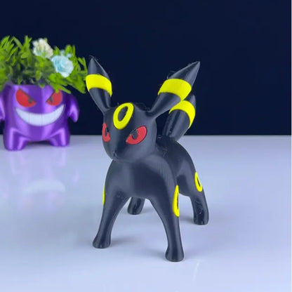 Umbreon 3D Printed Model - Pokemon Game Collectible Figurine fan art desk pet image 1