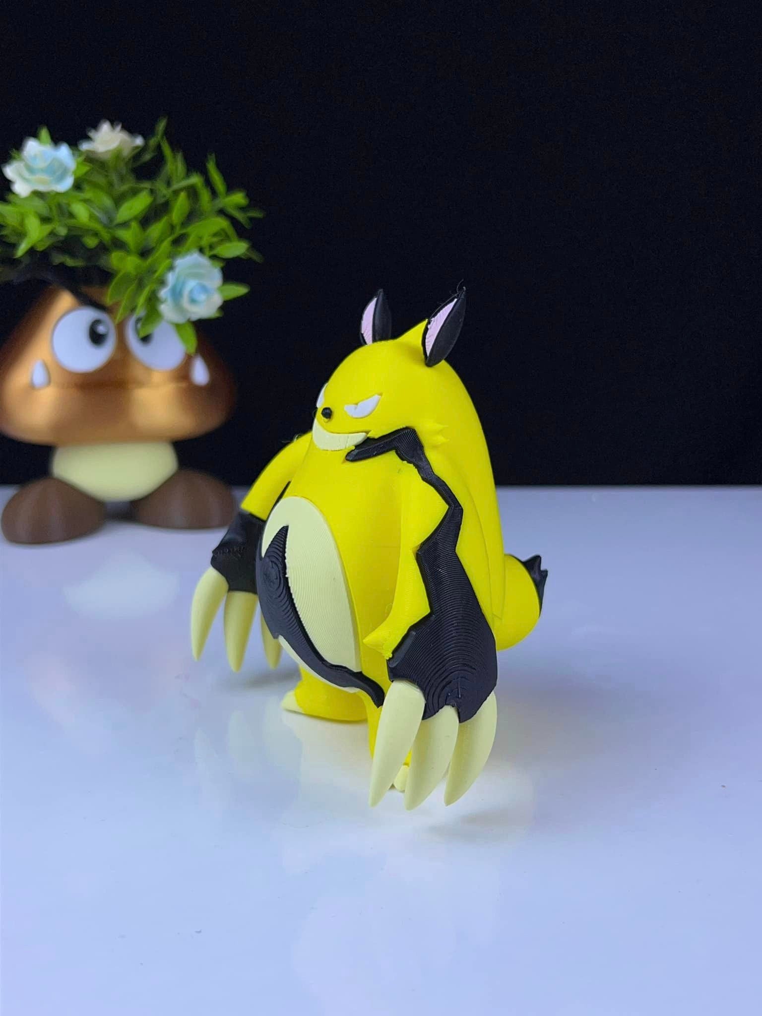 Grizzbolt 3D Printed Model - Palworld Game Collectible Figurine fan art desk pet image 2