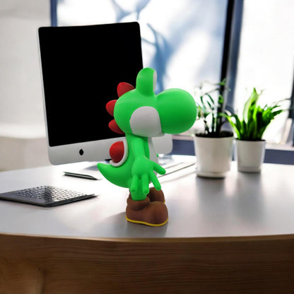 Yoshi 3D Printed Model - Super Mario Game Collectible Figurine fan art desk pet image 2