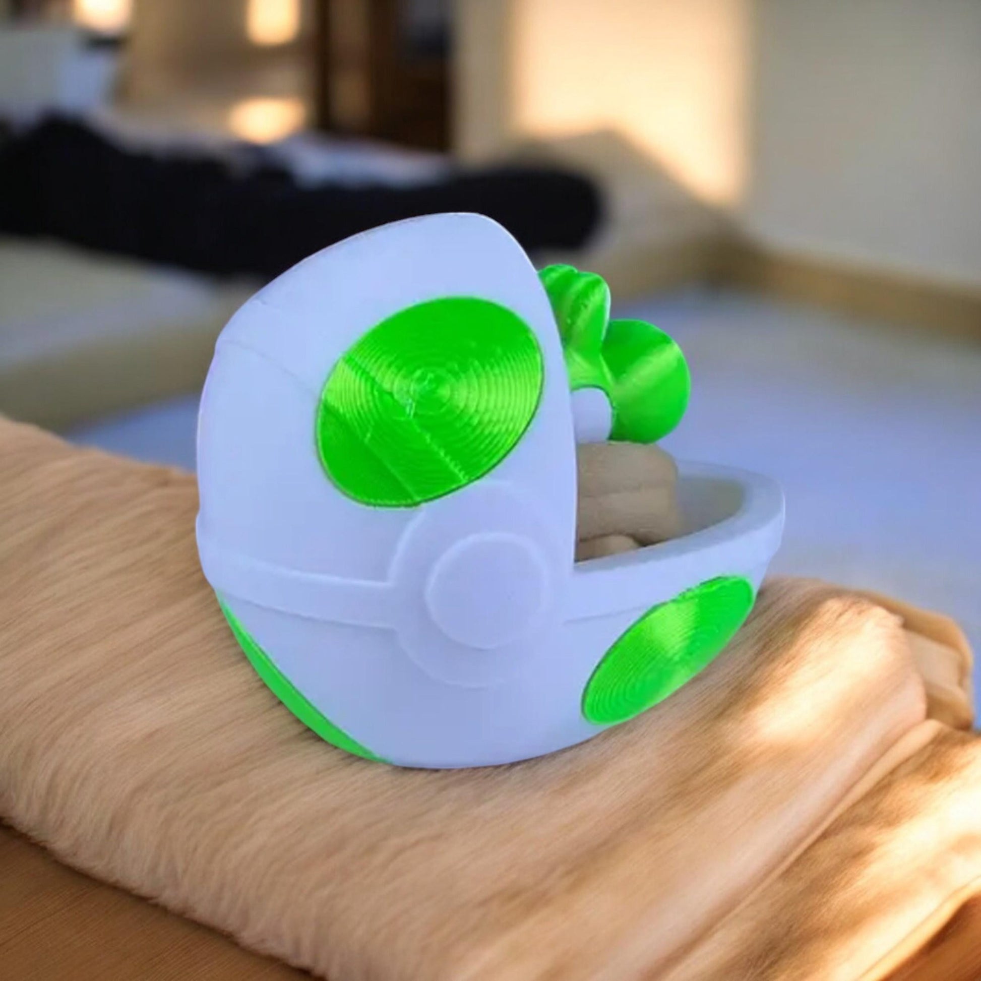 Baby Yoshi 3D Printed Model - Super Mario Game Collectible Figurine fan art desk pet image 6