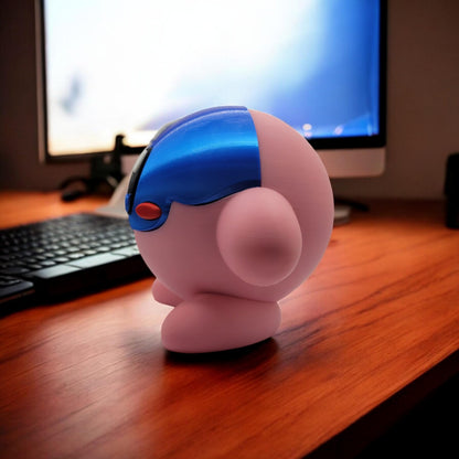Captain America Kirby 3D Printed Model - Kirby Game Collectible Figurine fan art desk pet image 5