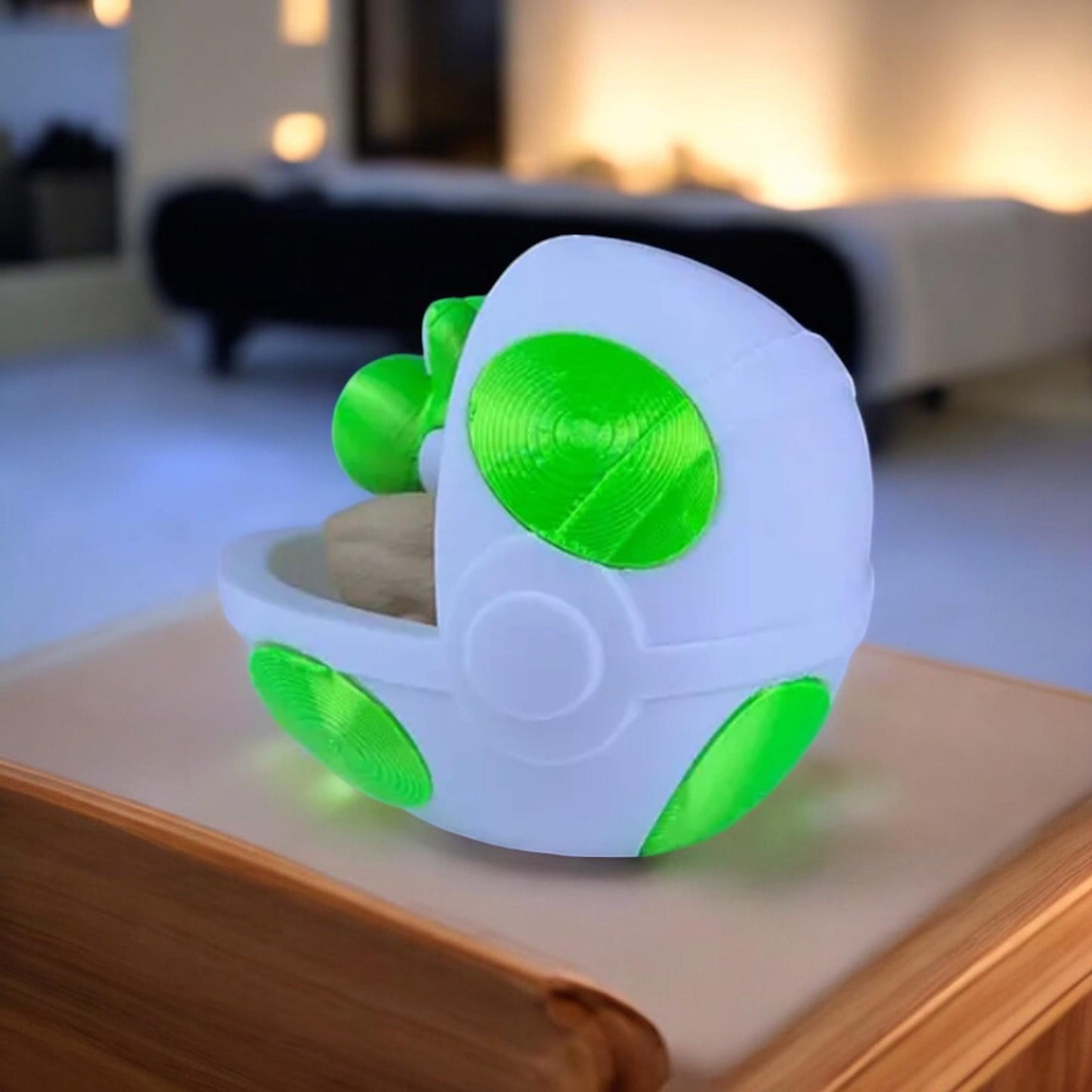 Baby Yoshi 3D Printed Model - Super Mario Game Collectible Figurine fan art desk pet image 7