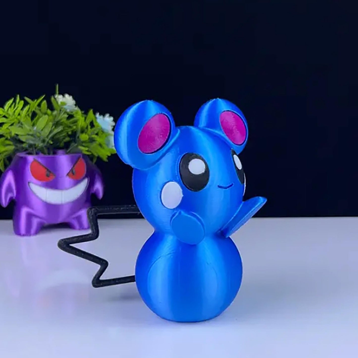 Azurill 3D Printed Model - Pokemon Game Collectible Figurine fan art desk pet image 9