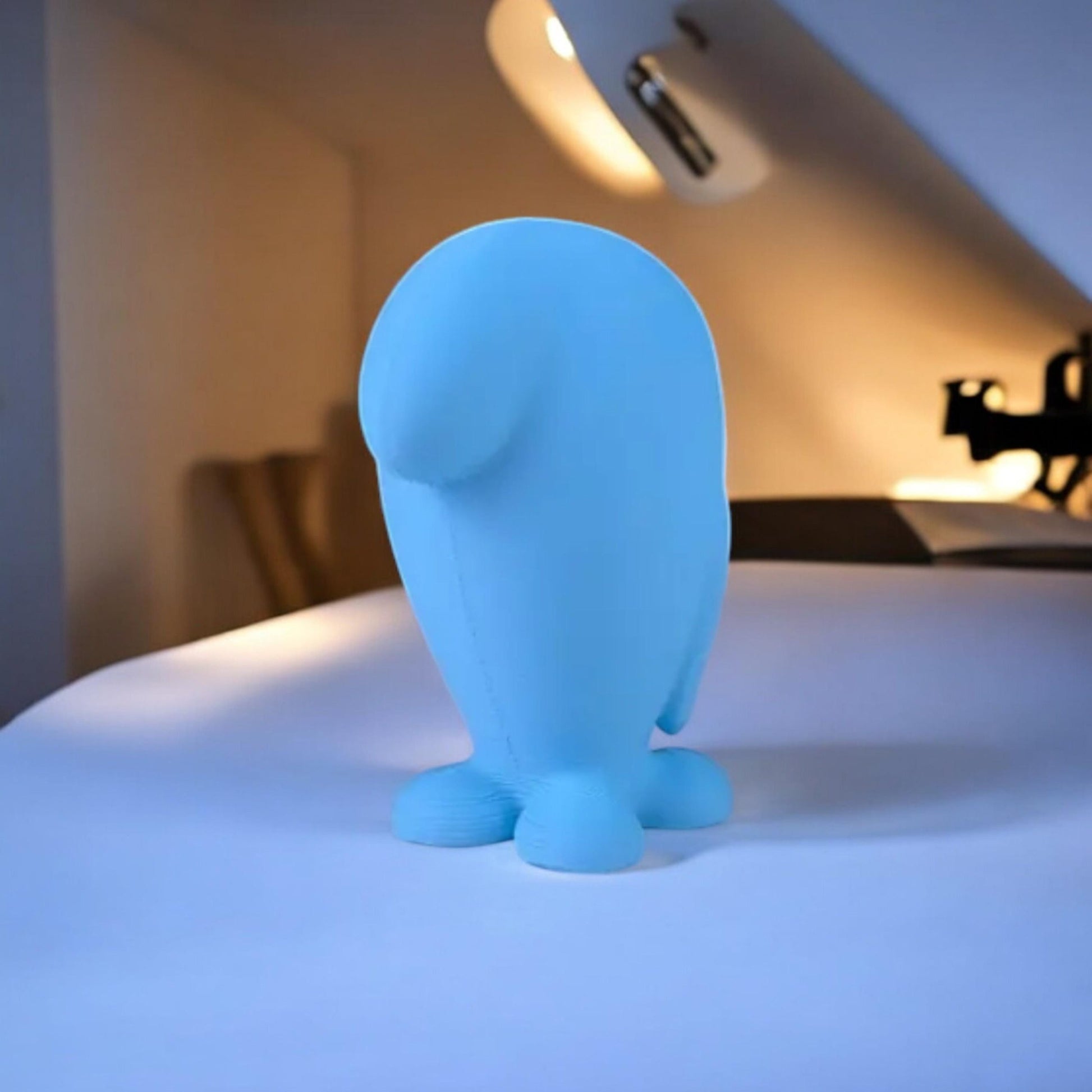 Wobbuffet 3D Printed Model - Pokemon Game Collectible Figurine fan art desk pet image 3