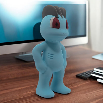 Machop 3D Printed Model - Pokemon Game Collectible Figurine fan art desk pet image 1